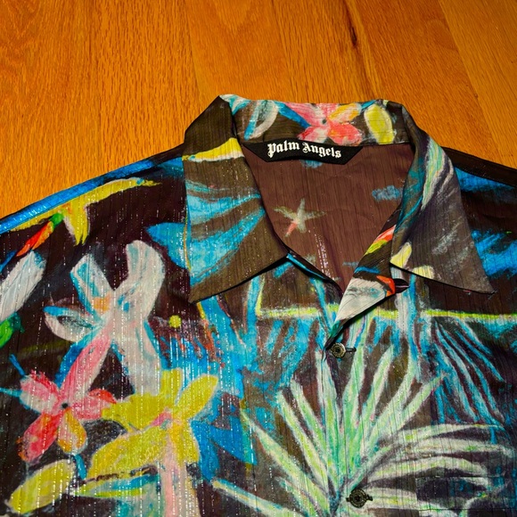 Palm Angels Runway Lightweight Button Down 🔥🔥🔥 - Picture 4 of 8